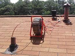 Roof-mounted drain camera for inspection, used by Drain Pros Ventura, a plumber in Ventura.