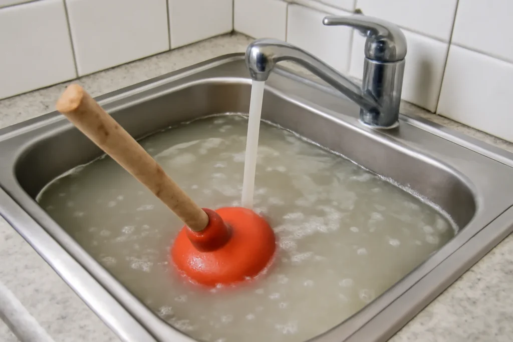 Kitchen Sink Is Clogged