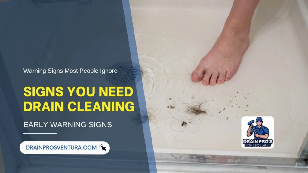 signs you need drain cleaning
