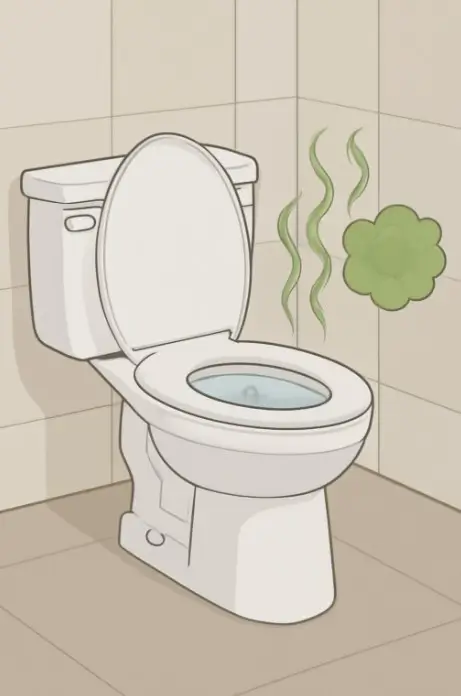 toilet stink