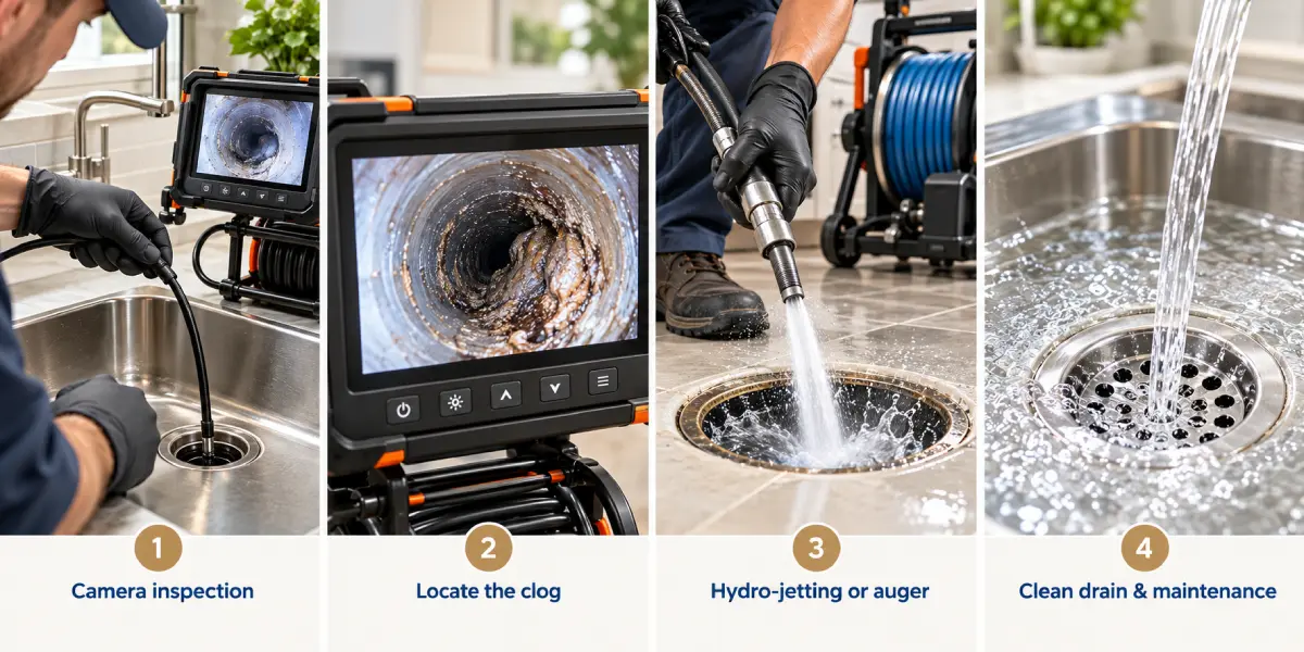 How Professional Drain Cleaning Works in Ventura