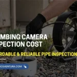 Professional plumber conducting a camera inspection to determine repair costs.