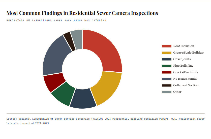 Most Common Findings in Residential Sewer Camera Inspections