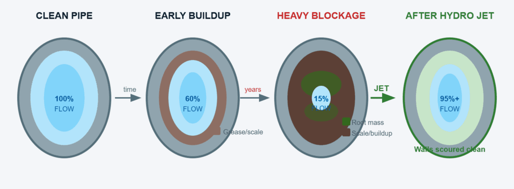 Pipe Interior Condition Stages