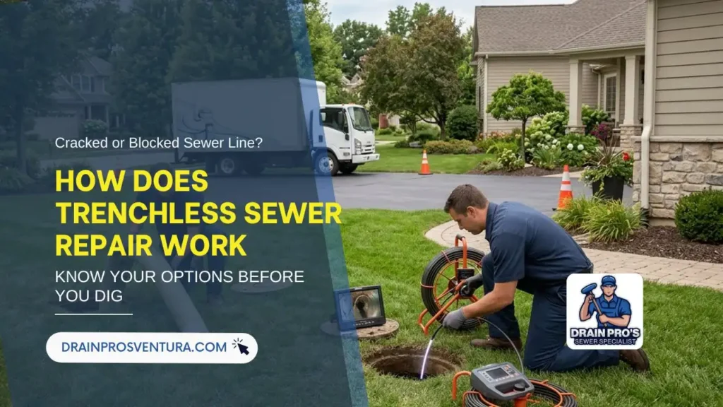 how does trenchless sewer repair work