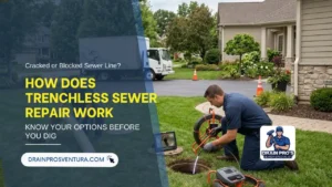 how does trenchless sewer repair work