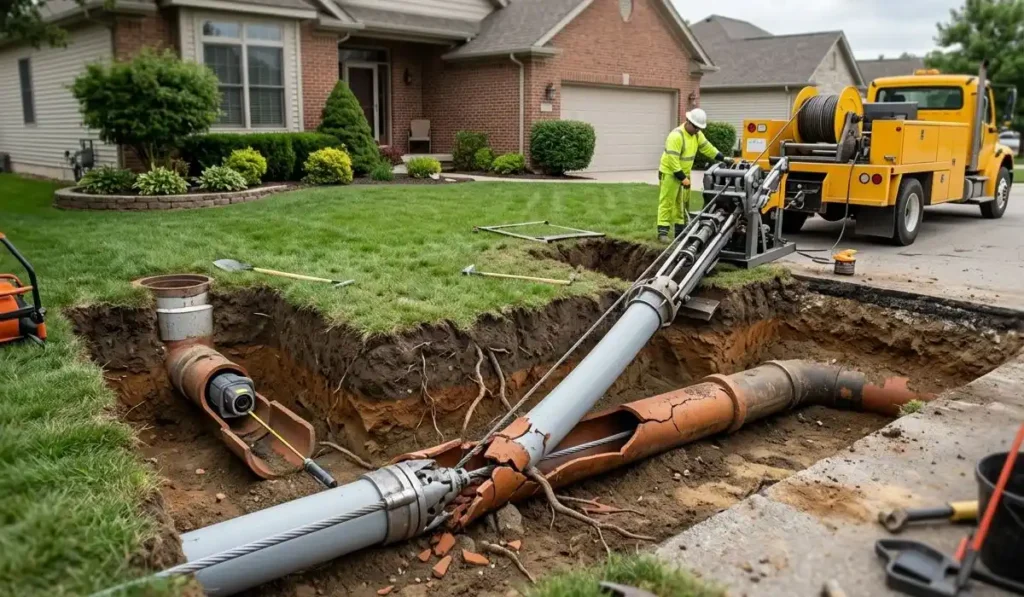 trenchless sewer line repair cost