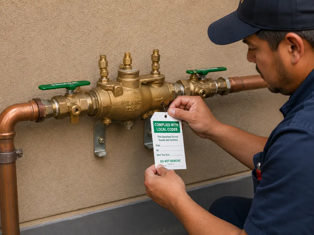 Backflow Device Installation