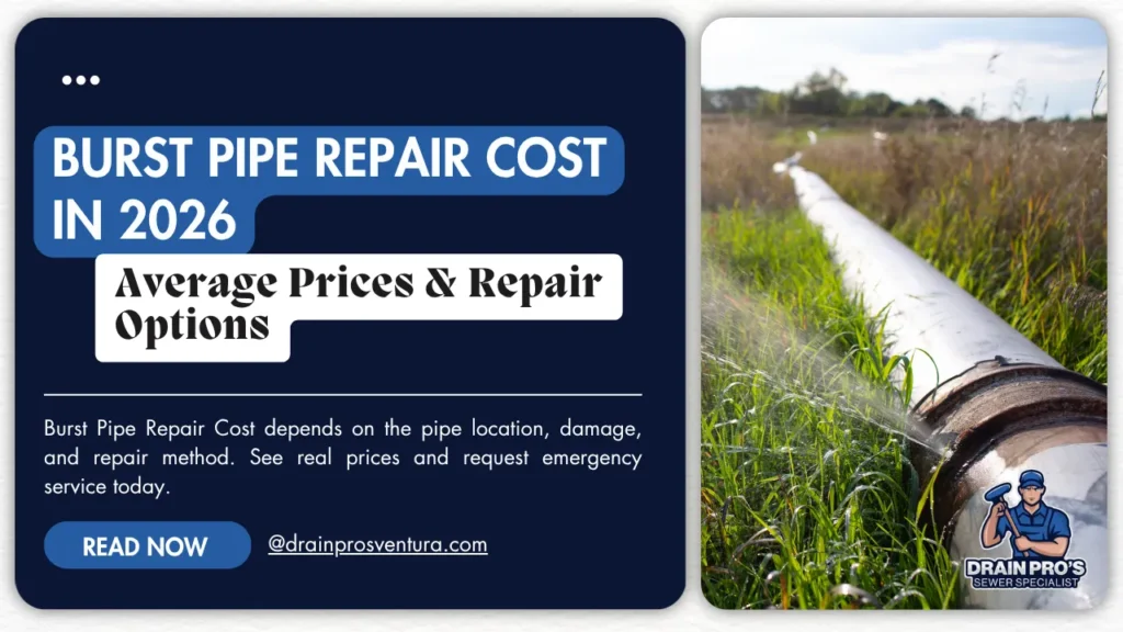 Burst Pipe Repair Cost in 2026