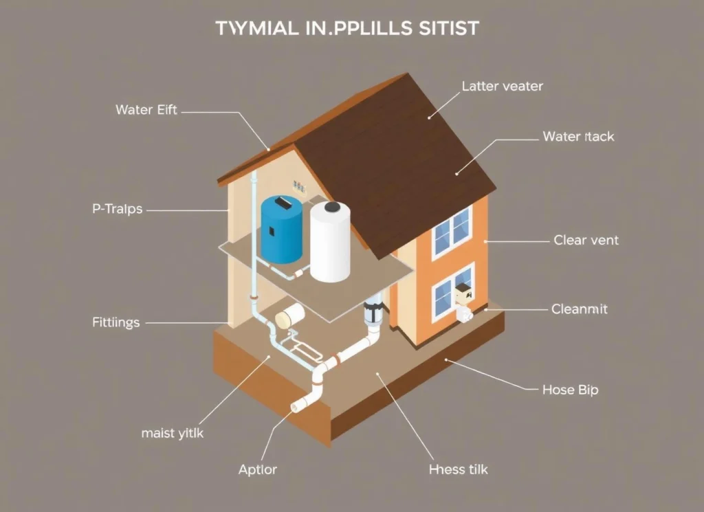 The core parts every standard single-family house carries.