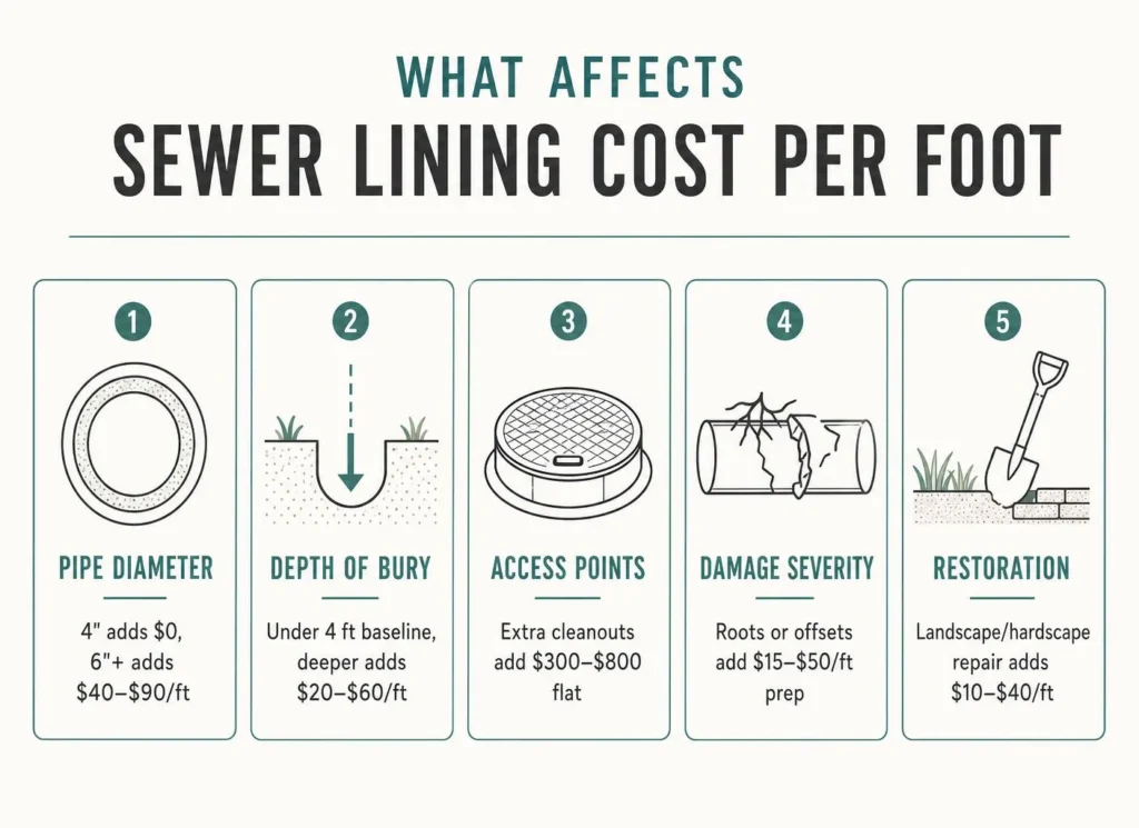 The five variables that push per foot lining prices up or down