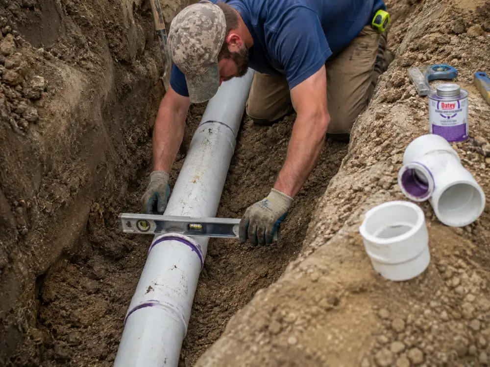 Sewer Pipe Installation