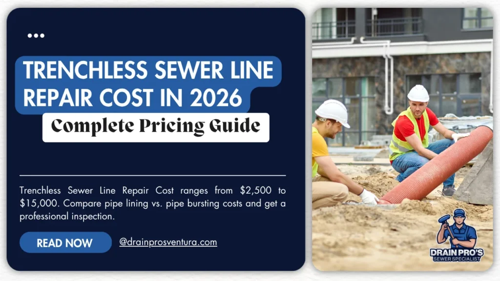 Trenchless Sewer Line Repair Cost in 2026