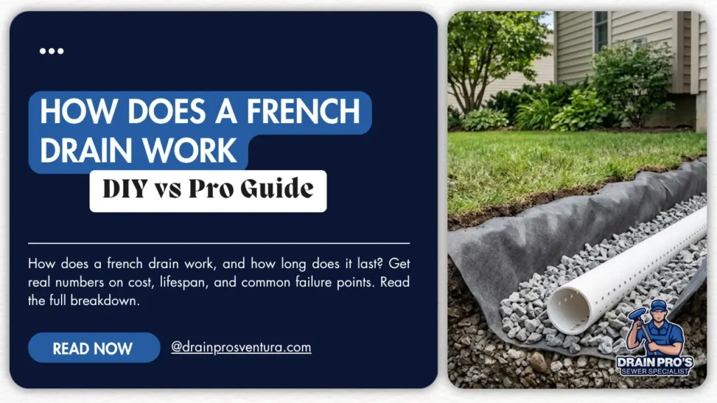 how does a french drain work