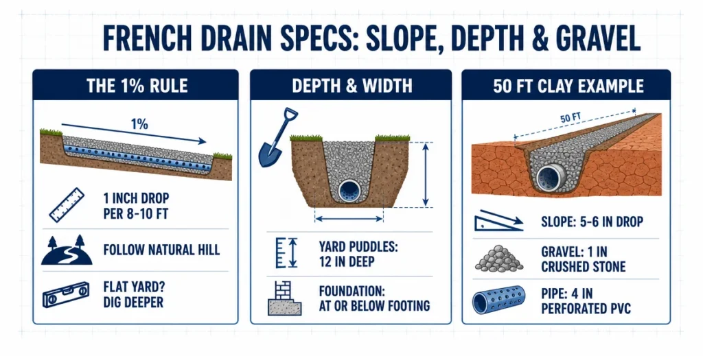 how does french drain work