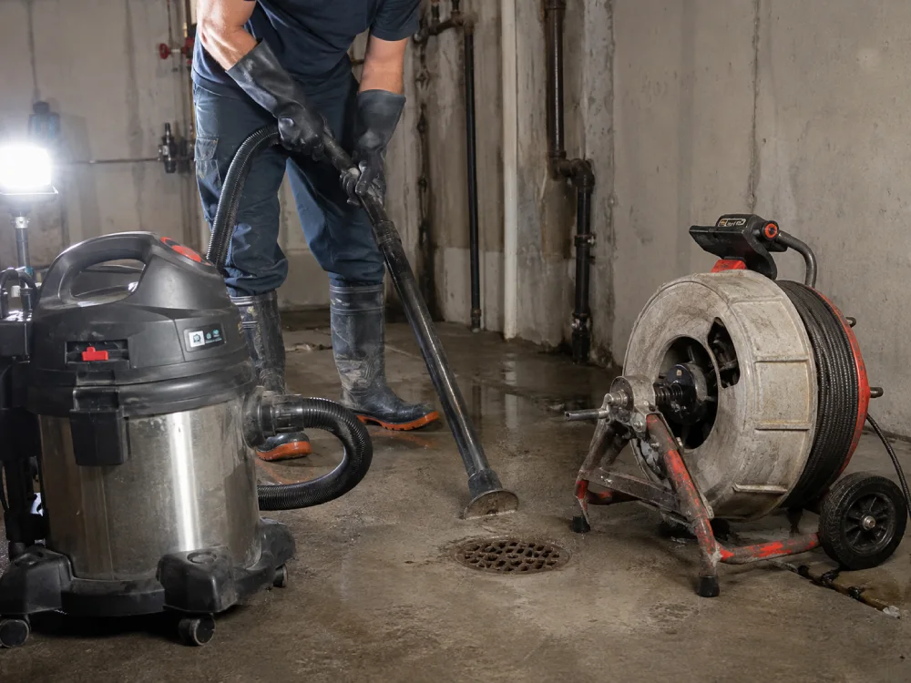 sewer backup cleaning service