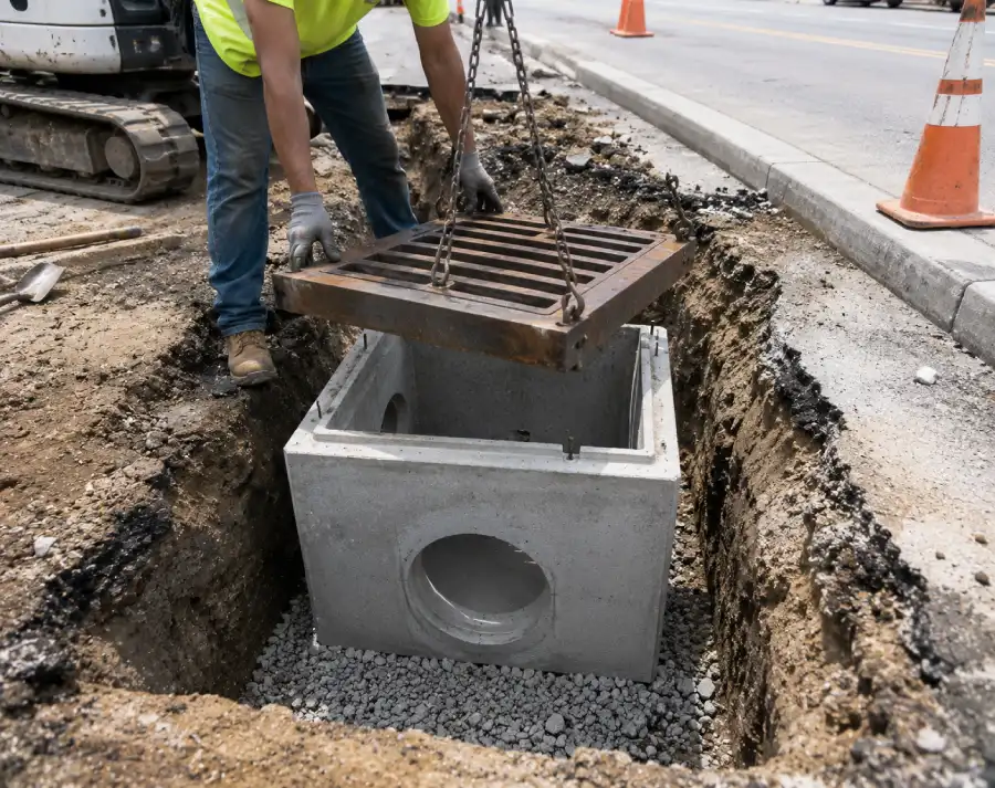 storm drain installation