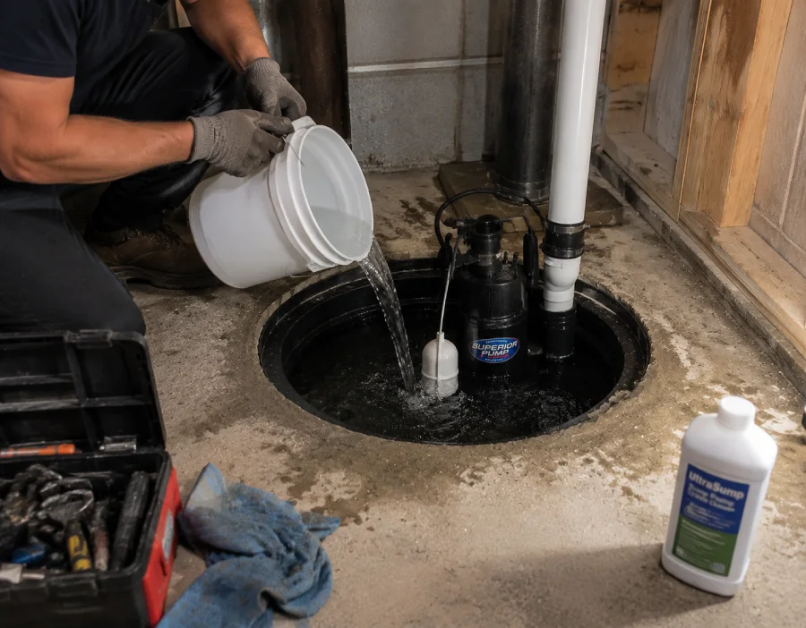 sump pump maintenance service