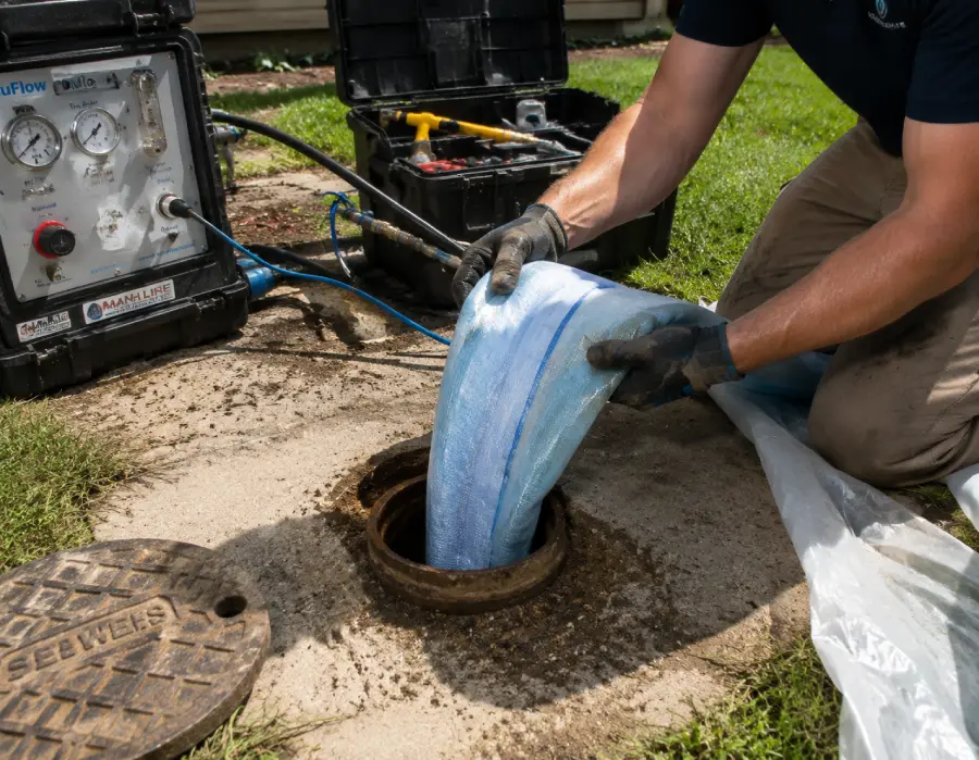 trenchless drain relining service
