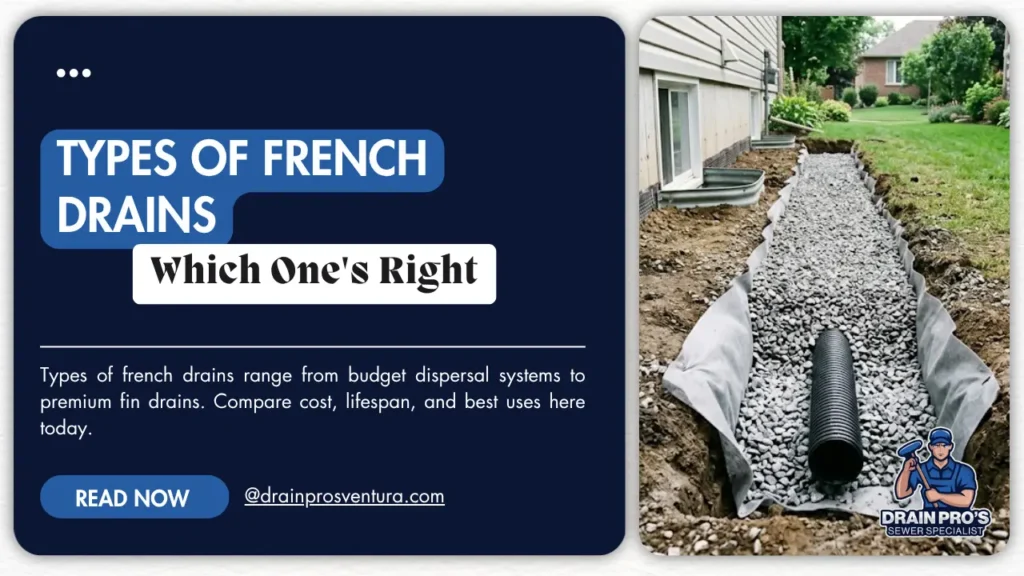 types of french drains