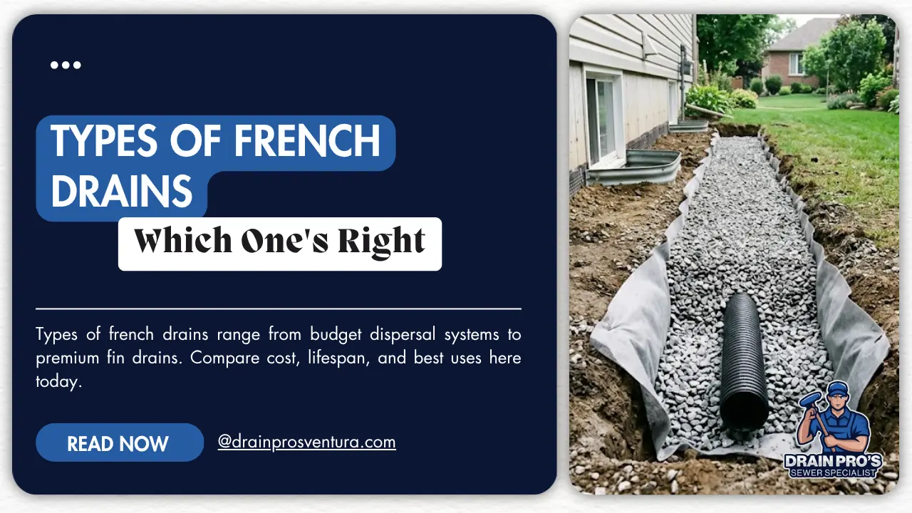 types of french drains