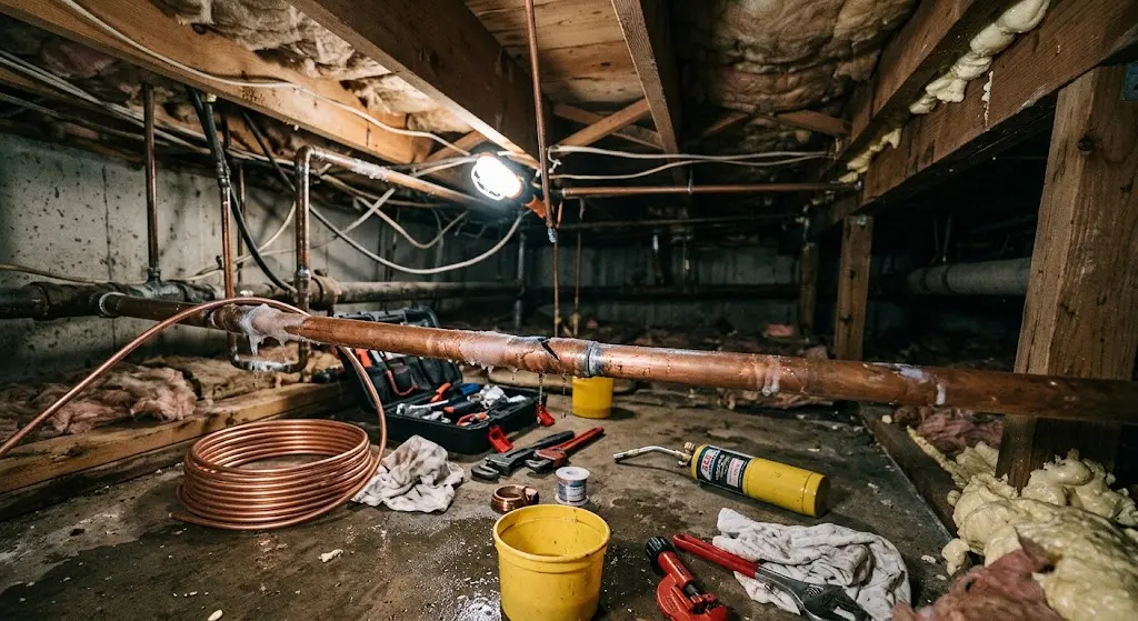Frozen Pipe Repair
