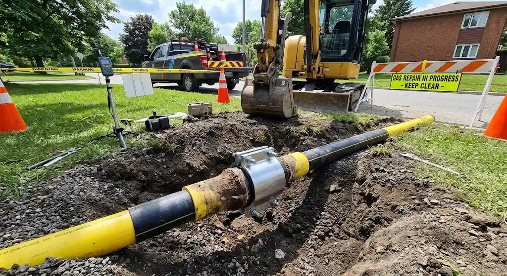 Gas Line Leak Repair