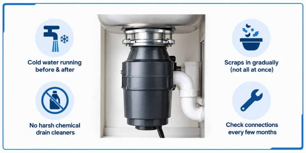 garbage disposal leaking from bottom