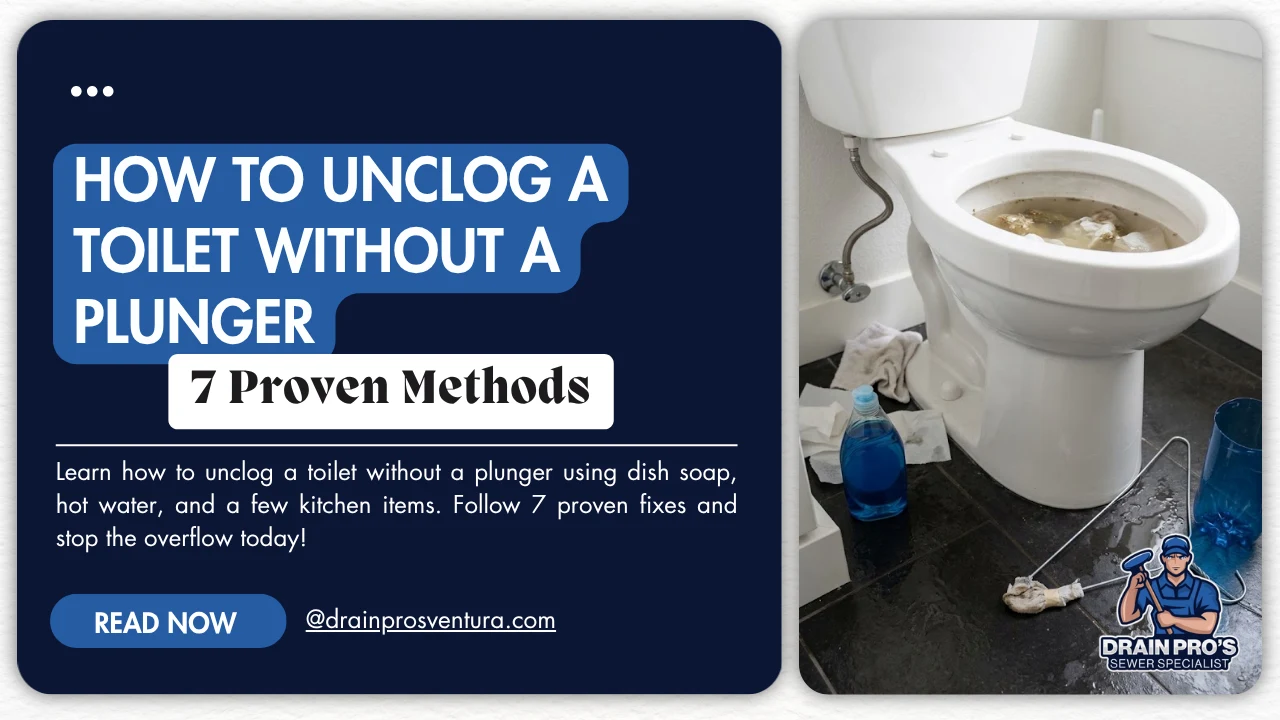 how to unclog a toilet without a plunger