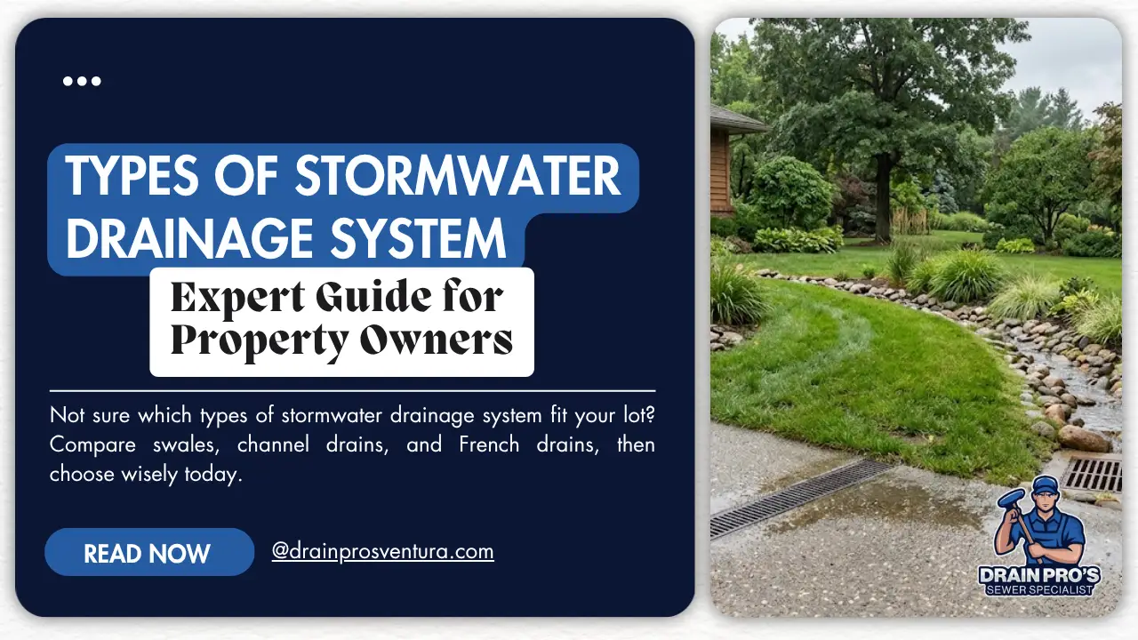 types of stormwater drainage system